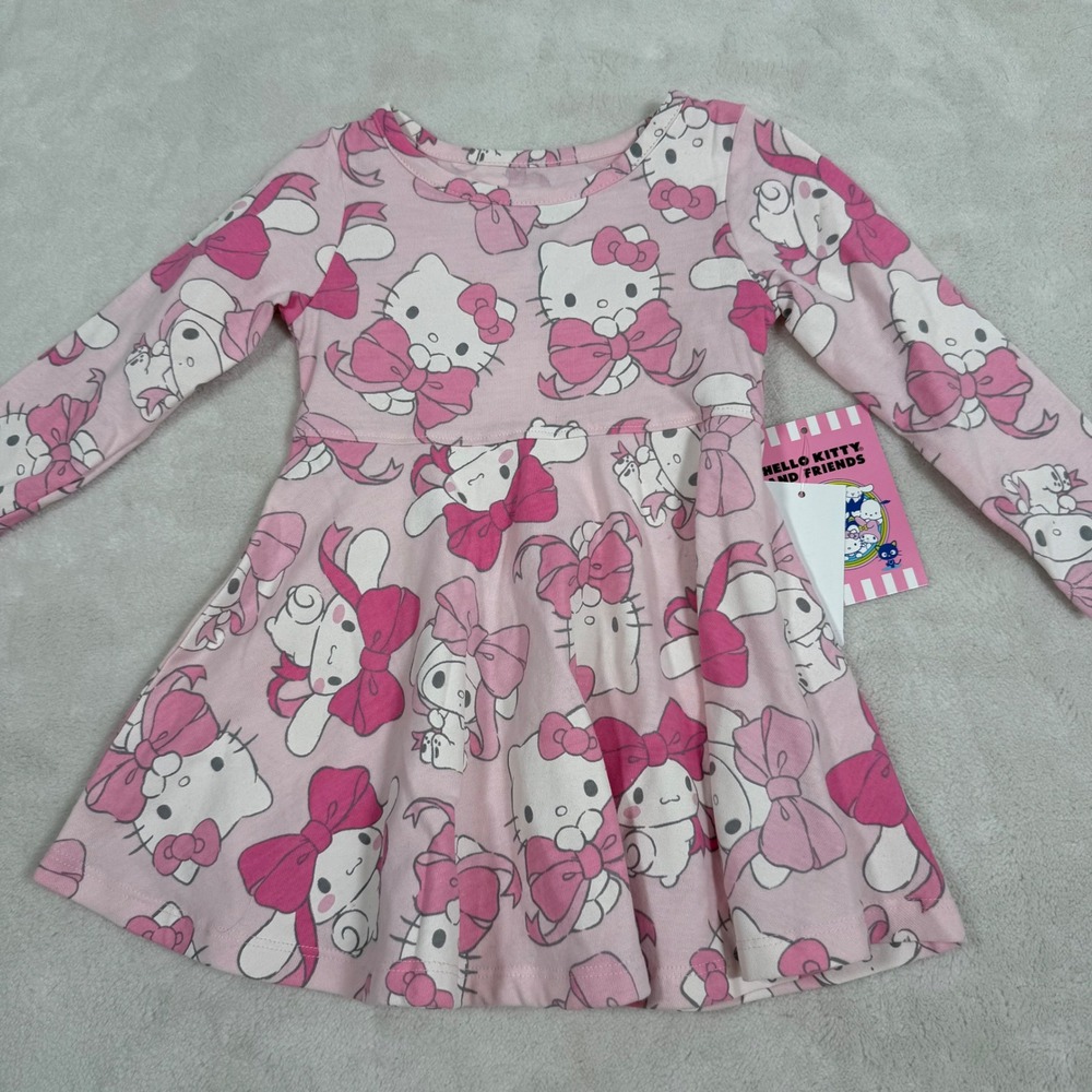 Kids‎ Hello Kitty And Friends Dress Pink Long Sleeve 12M Sanrio